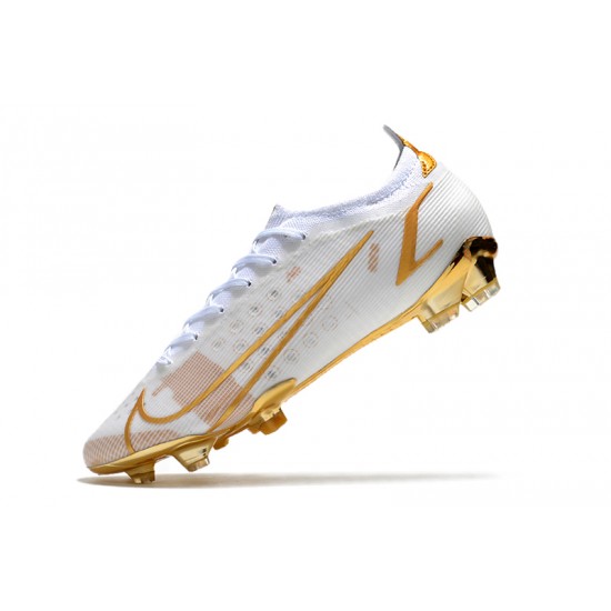 Nike Vapor 14 Elite MDS FG Soccer Cleats White