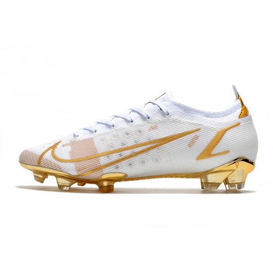 Nike Vapor 14 Elite MDS FG Soccer Cleats White