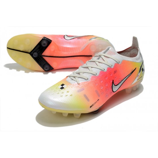 Nike Vapor 14 Elite PRO AG Soccer Cleats Orange White Black