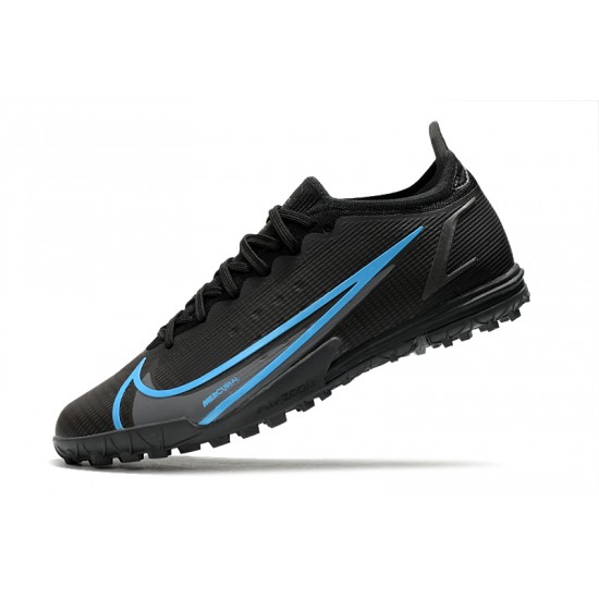 Nike Vapor 14 Elite TF Soccer Cleats Black Blue