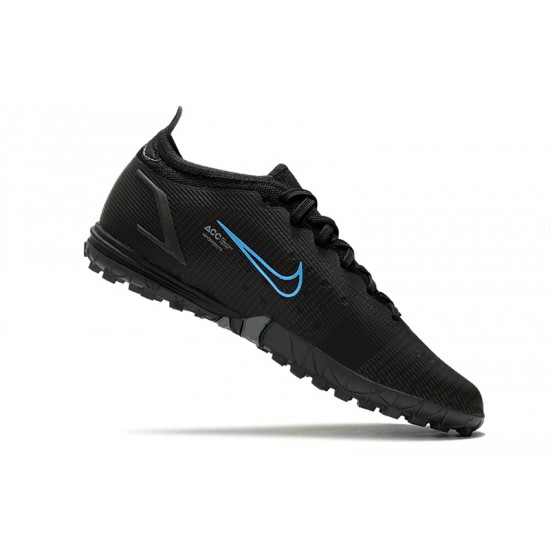 Nike Vapor 14 Elite TF Soccer Cleats Black Blue