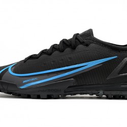 Nike Vapor 14 Elite TF Soccer Cleats Black Blue