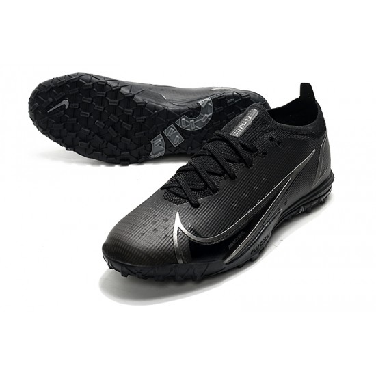 Nike Vapor 14 Elite TF Soccer Cleats Black Whie