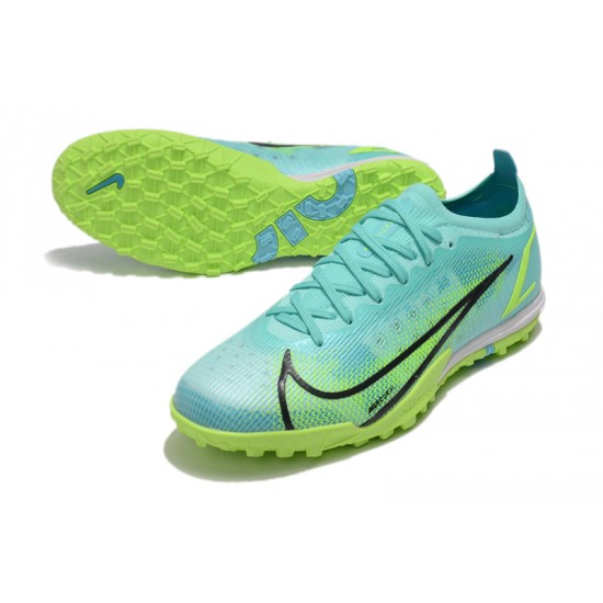 Nike Vapor 14 Elite TF Soccer Cleats Green Blue