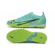 Nike Vapor 14 Elite TF Soccer Cleats Green Blue