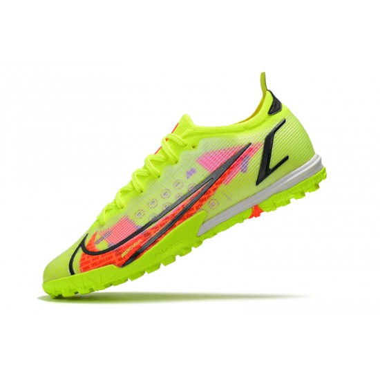 Nike Vapor 14 Elite TF Soccer Cleats Green Red