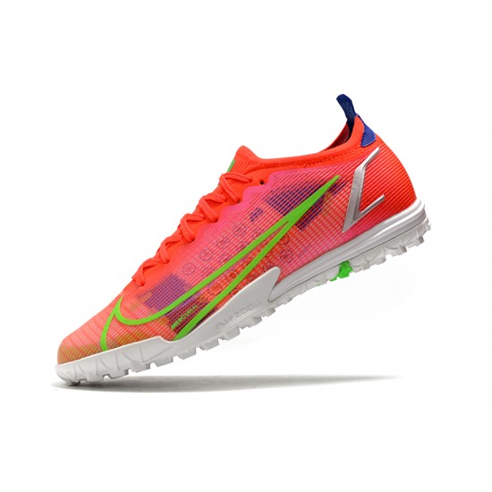 Nike Vapor 14 Elite TF Soccer Cleats Orange Green