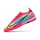 Nike Vapor 14 Elite TF Soccer Cleats Pink Blue