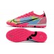 Nike Vapor 14 Elite TF Soccer Cleats Pink Blue