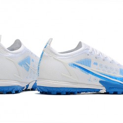 Nike Vapor 14 Elite TF Soccer Cleats White Blue