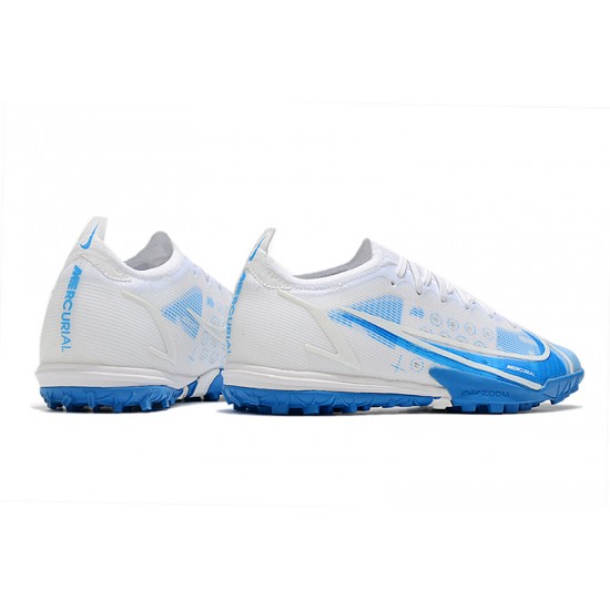 Nike Vapor 14 Elite TF Soccer Cleats White Blue