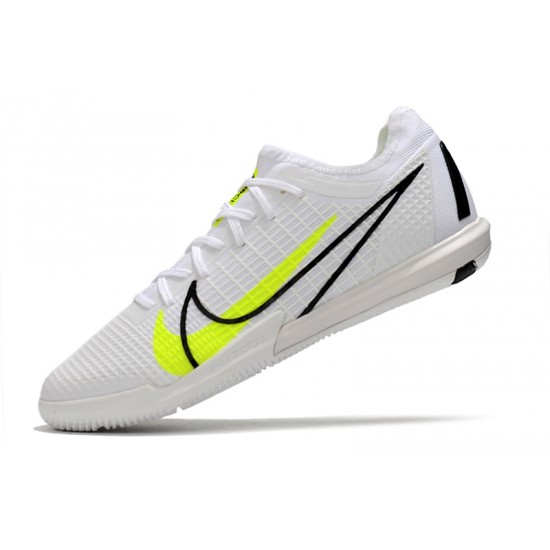 Nike Zoom Vapor 14 Pro IC Soccer Cleats White And Gold