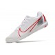 Nike Zoom Vapor 14 Pro IC Soccer Cleats White Red