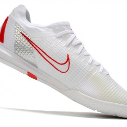 Nike Zoom Vapor 14 Pro IC Soccer Cleats White Red