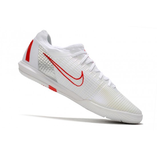 Nike Zoom Vapor 14 Pro IC Soccer Cleats White Red