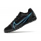 Nike Zoom Vapor 14 Pro TF Soccer Cleats Black Blue