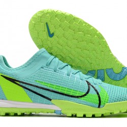 Nike Zoom Vapor 14 Pro TF Soccer Cleats Green And Blue