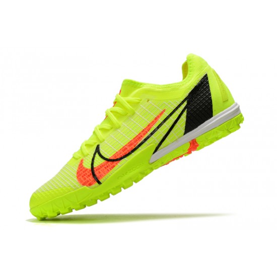 Nike Zoom Vapor 14 Pro TF Soccer Cleats Green Orange