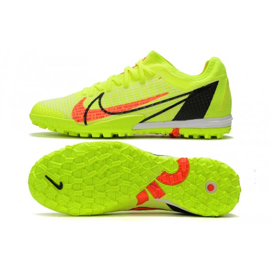 Nike Zoom Vapor 14 Pro TF Soccer Cleats Orange Green