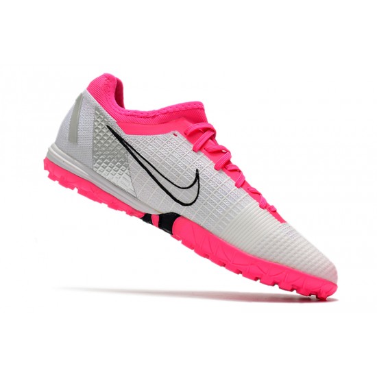 Nike Zoom Vapor 14 Pro TF Soccer Cleats Pink White