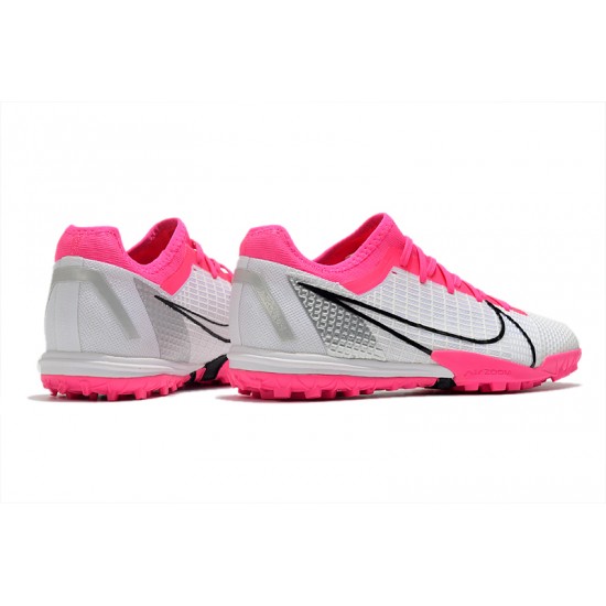 Nike Zoom Vapor 14 Pro TF Soccer Cleats Pink White