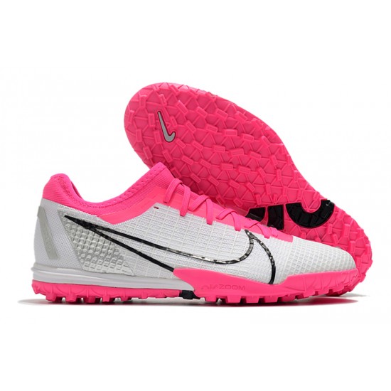 Nike Zoom Vapor 14 Pro TF Soccer Cleats Pink White