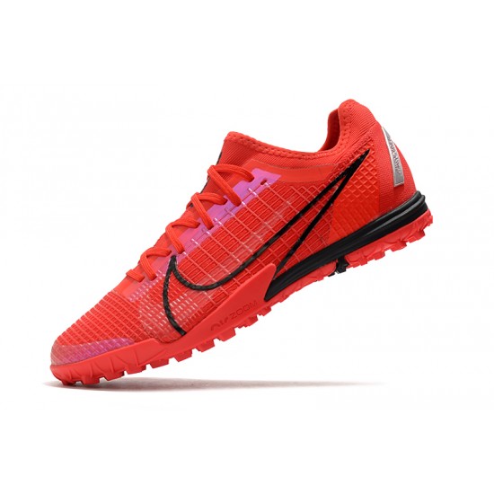 Nike Zoom Vapor 14 Pro TF Soccer Cleats Red Black