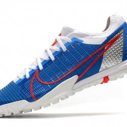 Nike Zoom Vapor 14 Pro TF Soccer Cleats White Blue