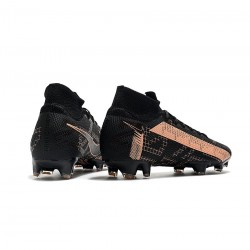 Nike Mercurial Superfly 7 Elite FG Black Orange Soccer Cleats