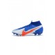 Nike Mercurial Superfly 7 Elite FG Blue White Orange Soccer Cleats