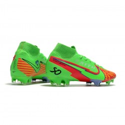 Nike Mercurial Superfly 7 Elite FG Green Red Black Soccer Cleats