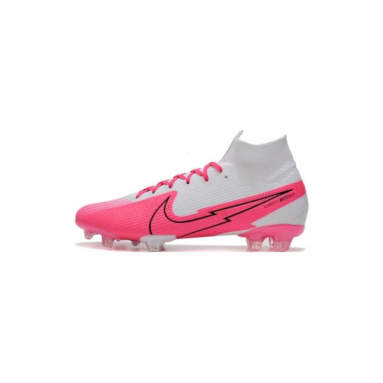 Nike Mercurial Superfly 7 Elite FG Pink White Soccer Cleats