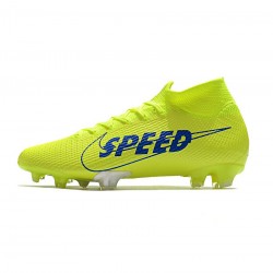 Nike Mercurial Superfly 7 Elite FG Volt Blue White Soccer Cleats