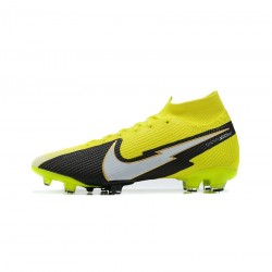 Nike Mercurial Superfly 7 Elite FG Volt White Black Soccer Cleats