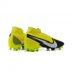 Nike Mercurial Superfly 7 Elite FG Volt White Black Soccer Cleats