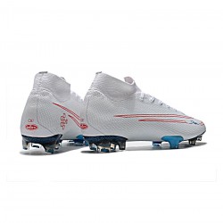 Nike Mercurial Superfly 7 Elite FG White Red Blue Soccer Cleats