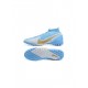 Nike Mercurial Superfly 7 Elite TF Blue White Gold Soccer Cleats