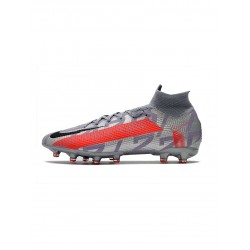 Nike Mercurial Superfly Vii Elite AG Pro Metallic Bomber Gray Black Particle Grey Soccer Cleats