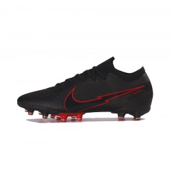 Nike Mercurial Vapor 13 Elite AG Pro Black Red  Soccer Cleats