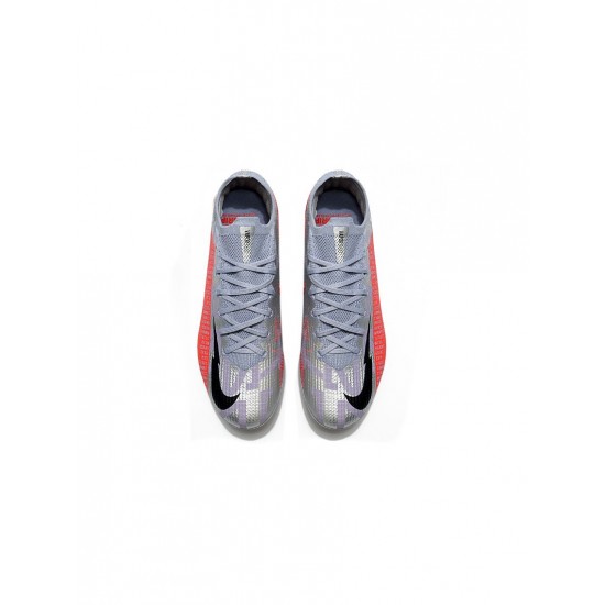 Nike Mercurial Vapor 13 Elite AG Pro Metallic Bomber Gray Black Particle Grey Soccer Cleats