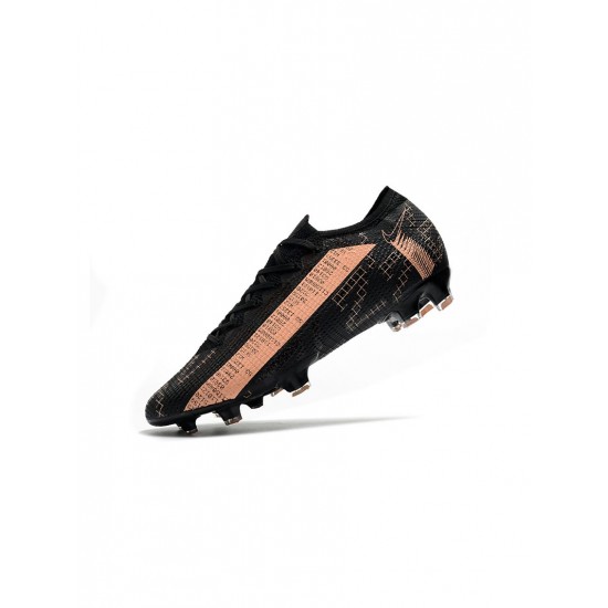 Nike Mercurial Vapor 13 Elite FG Black Orange Soccer Cleats