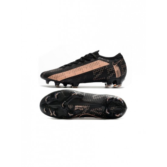 Nike Mercurial Vapor 13 Elite FG Black Orange Soccer Cleats