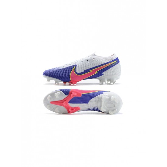 Nike Mercurial Vapor 13 Elite FG Blue White Pink Soccer Cleats
