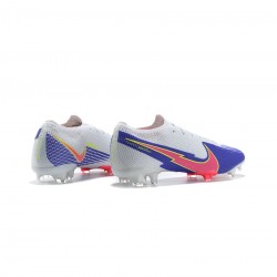 Nike Mercurial Vapor 13 Elite FG Blue White Pink Soccer Cleats
