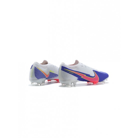 Nike Mercurial Vapor 13 Elite FG Blue White Pink Soccer Cleats