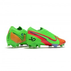 Nike Mercurial Vapor 13 Elite FG Green Red Black Soccer Cleats