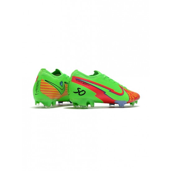 Nike Mercurial Vapor 13 Elite FG Green Red Black Soccer Cleats