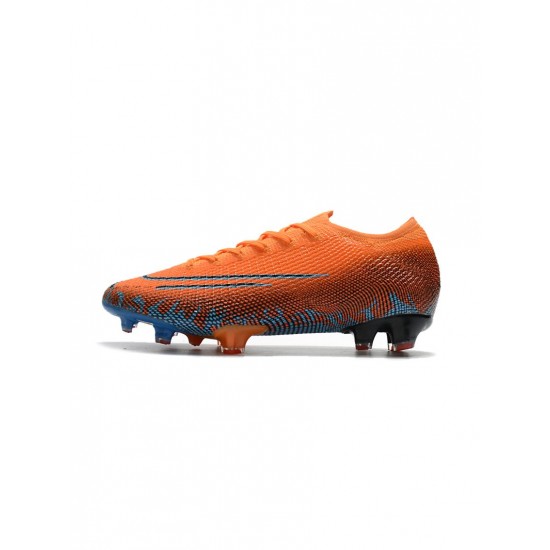 Nike Mercurial Vapor 13 Elite FG Orange Blue Soccer Cleats