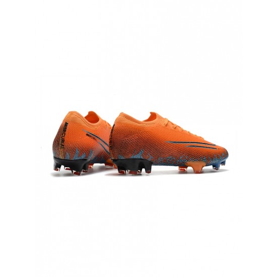 Nike Mercurial Vapor 13 Elite FG Orange Blue Soccer Cleats