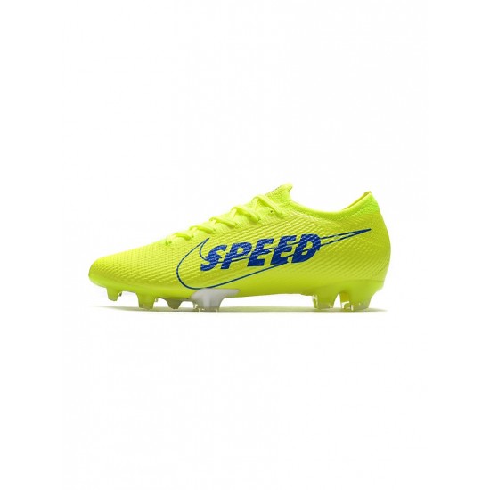 Nike Mercurial Vapor 13 Elite FG Volt Blue White Soccer Cleats